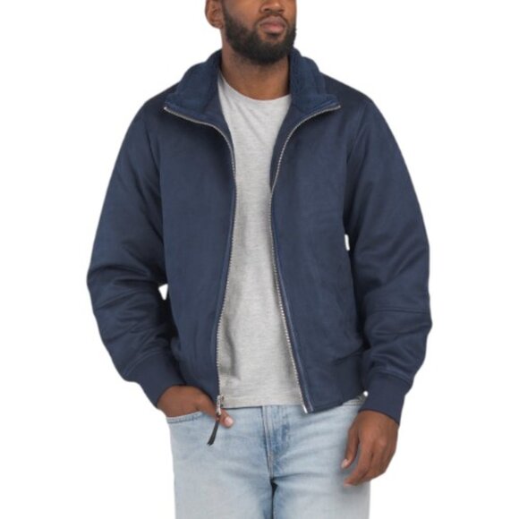 ROBERT GRAHAM Faux Suede Bomber Jacket - Picture 3 of 4